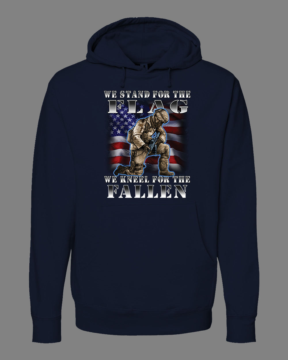 Stand for the Flag, Kneel for the Fallen Hoodie