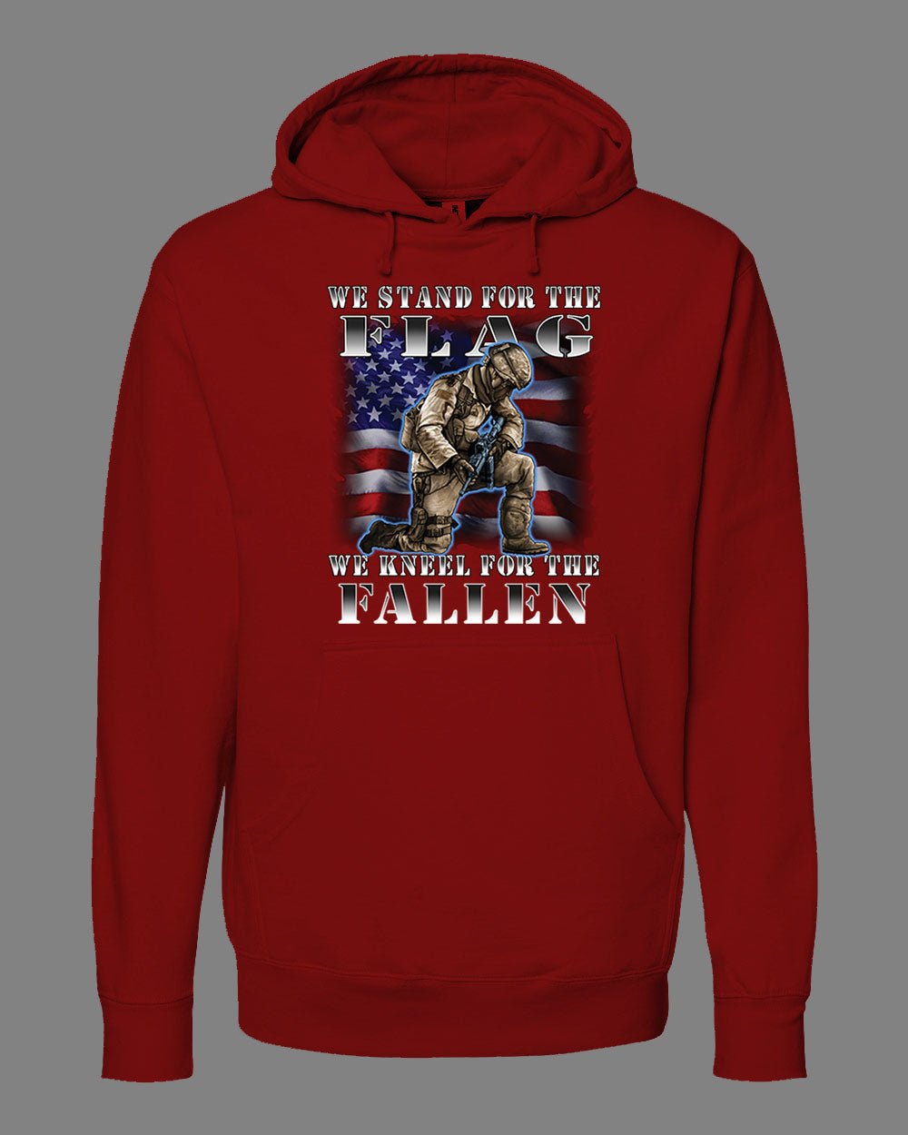 Stand for the Flag, Kneel for the Fallen Hoodie