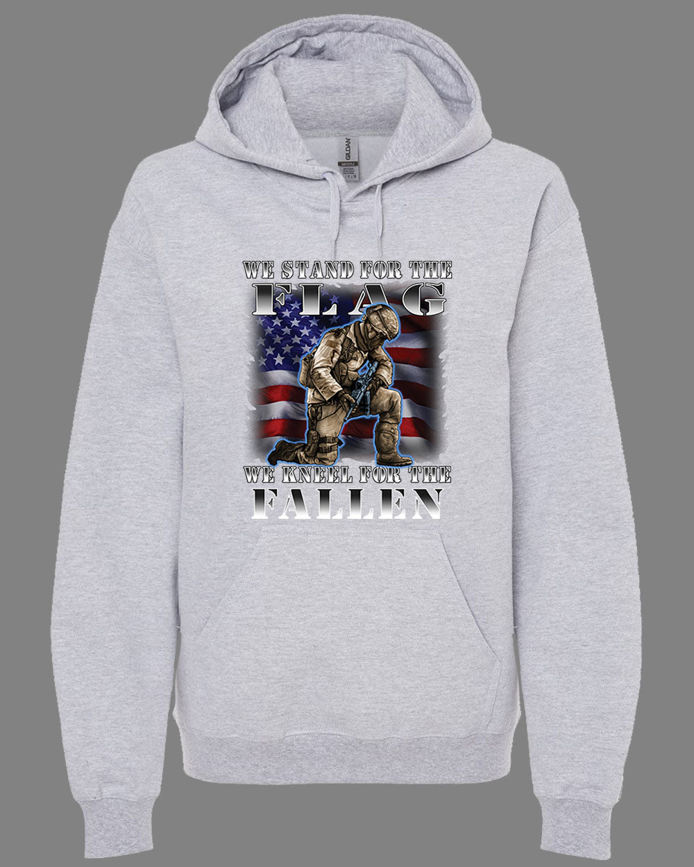 Stand for the Flag, Kneel for the Fallen Hoodie