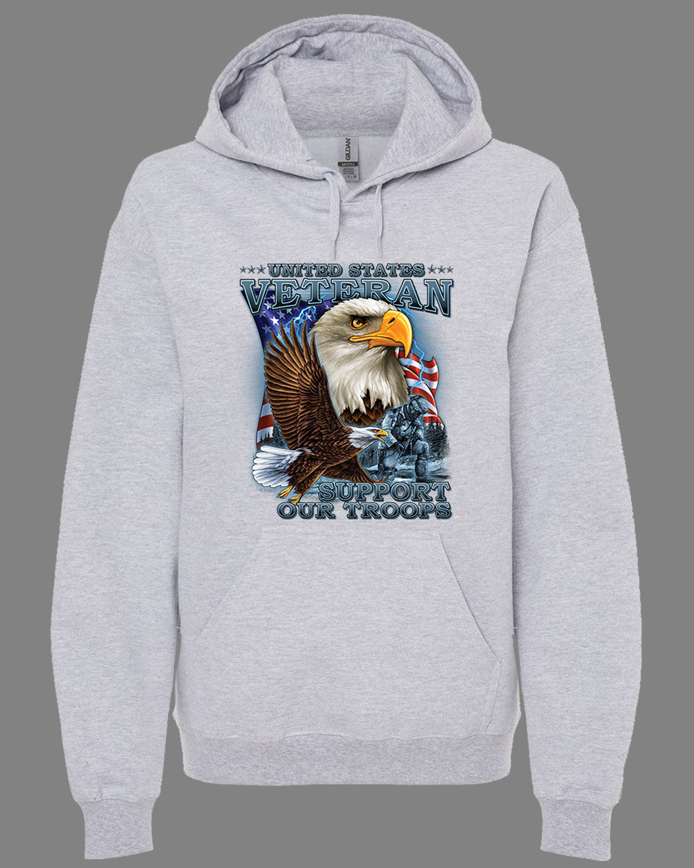U.S. Veteran, Support Our Troops with Eagles Hoodie