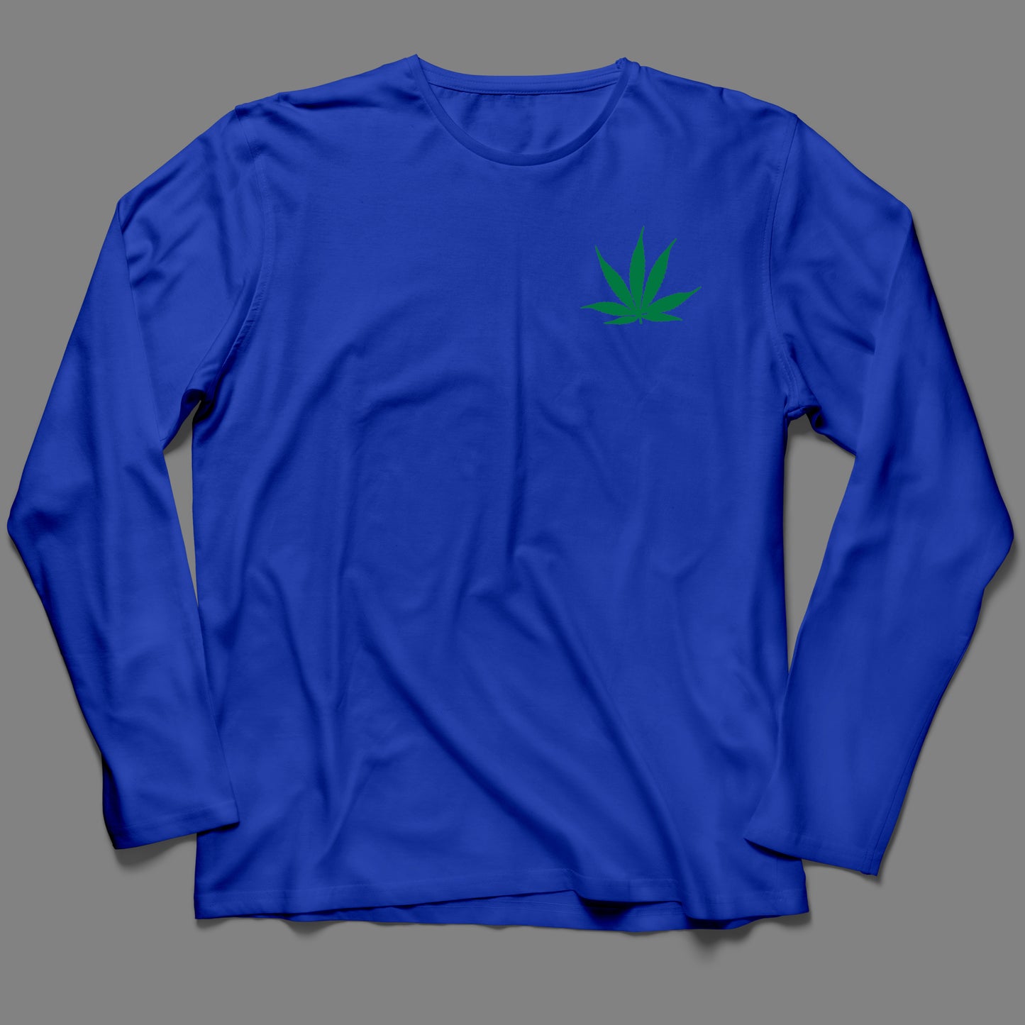 Long-Sleeve Pot Leaf T-Shirt