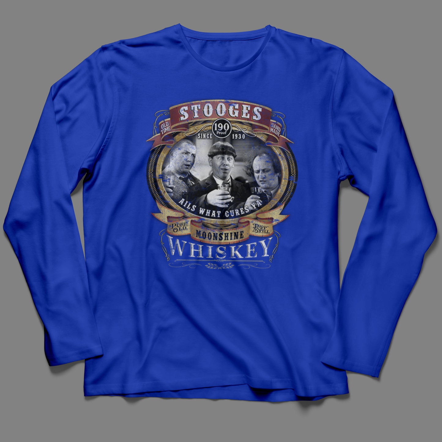 Long-Sleeve Stooges Moonshine T-Shirt
