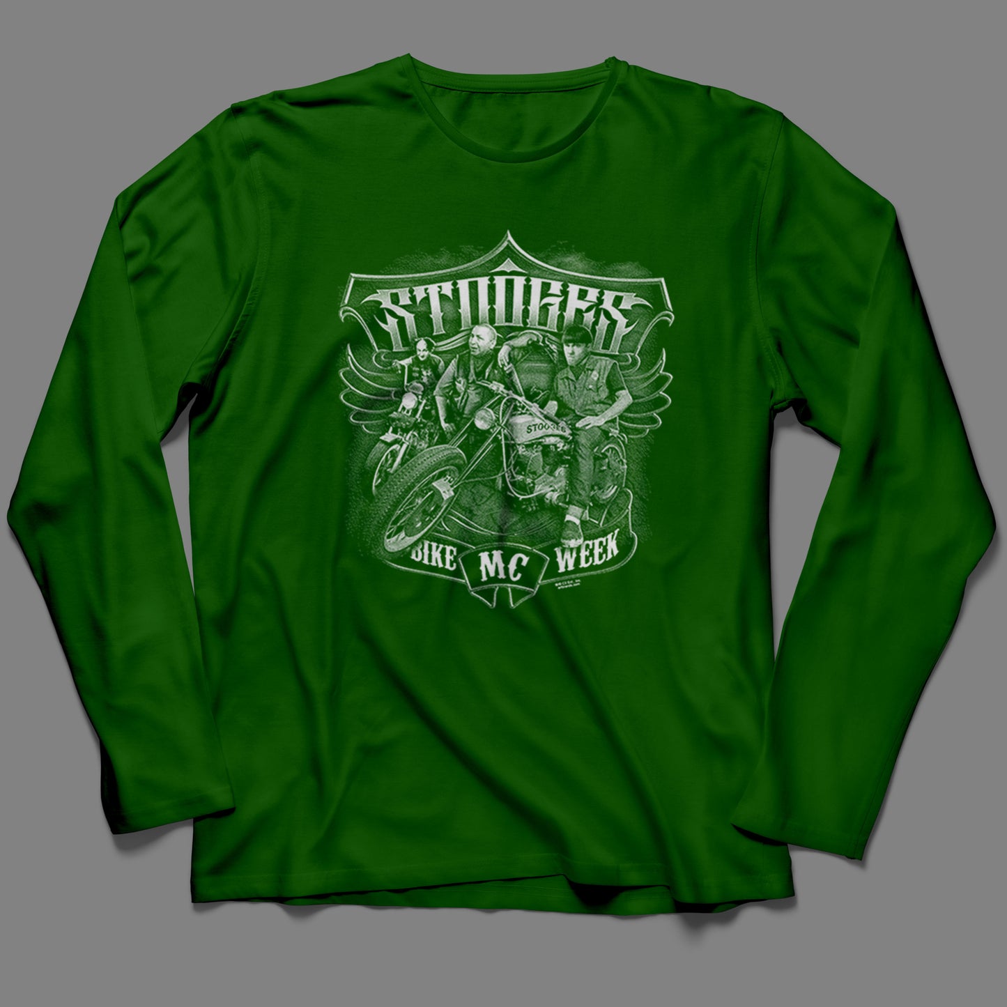 Long-Sleeve Stooges Bike Week T-Shirt