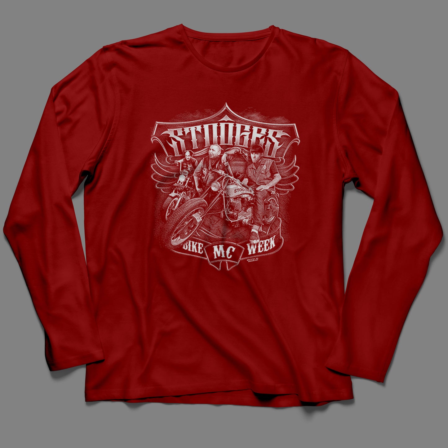 Long-Sleeve Stooges Bike Week T-Shirt