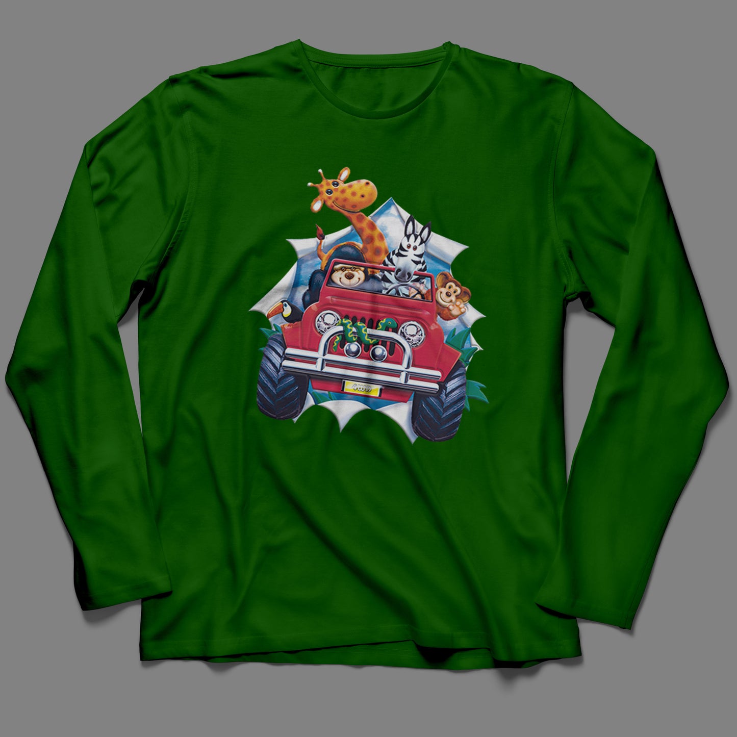 Long-Sleeve 4 Wheel Drive Breakout T-Shirt