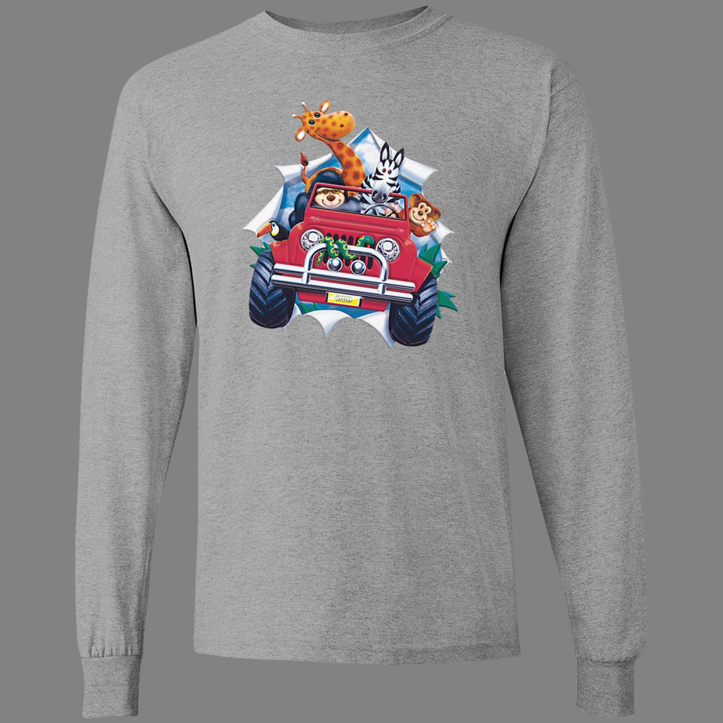Long-Sleeve 4 Wheel Drive Breakout T-Shirt
