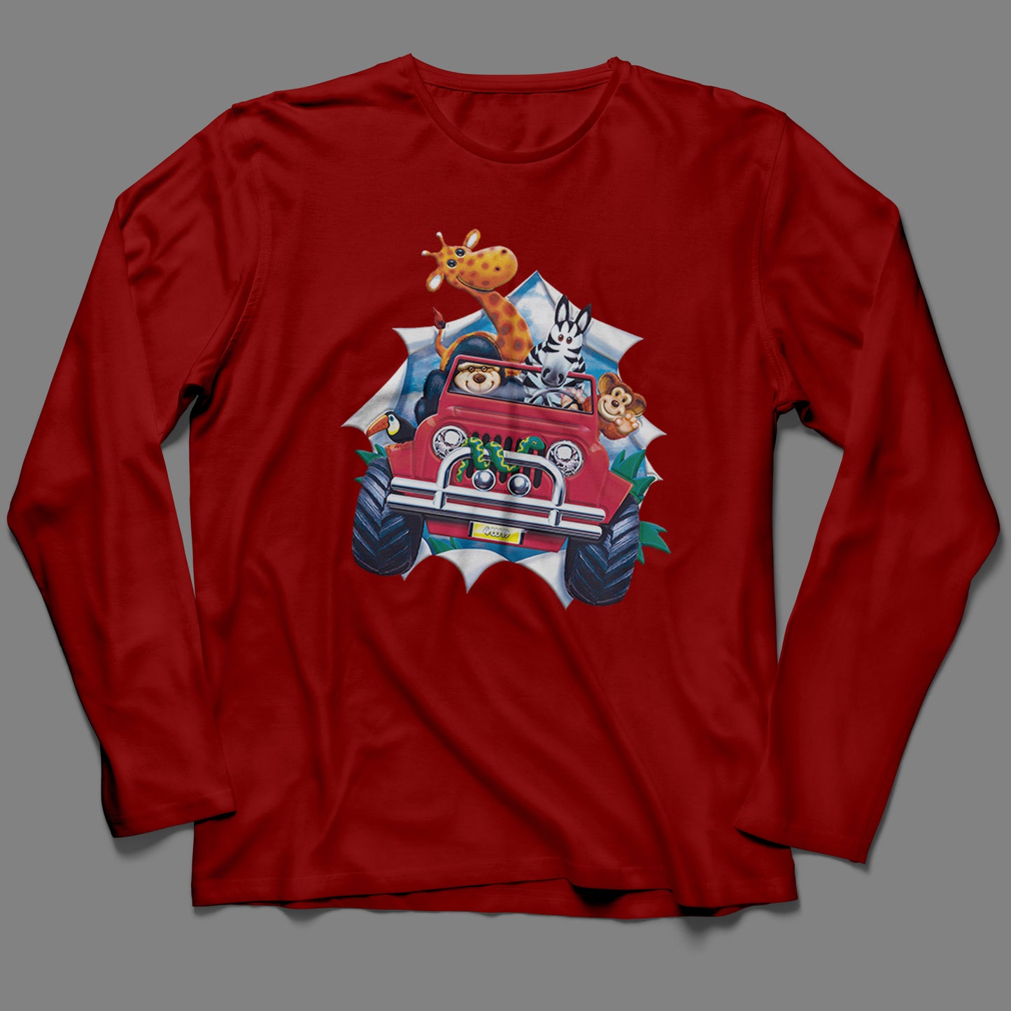 Long-Sleeve 4 Wheel Drive Breakout T-Shirt
