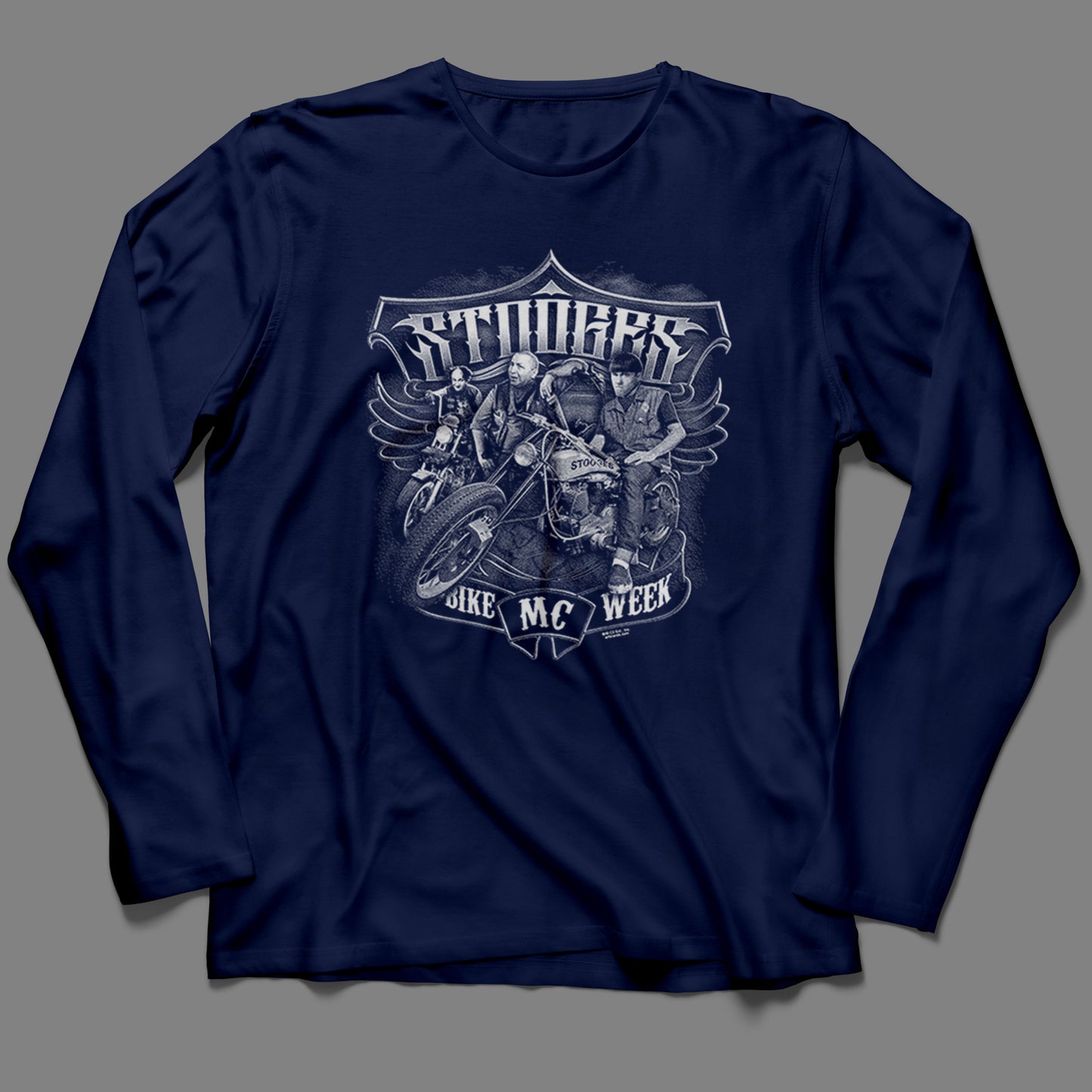 Long-Sleeve Stooges Bike Week T-Shirt