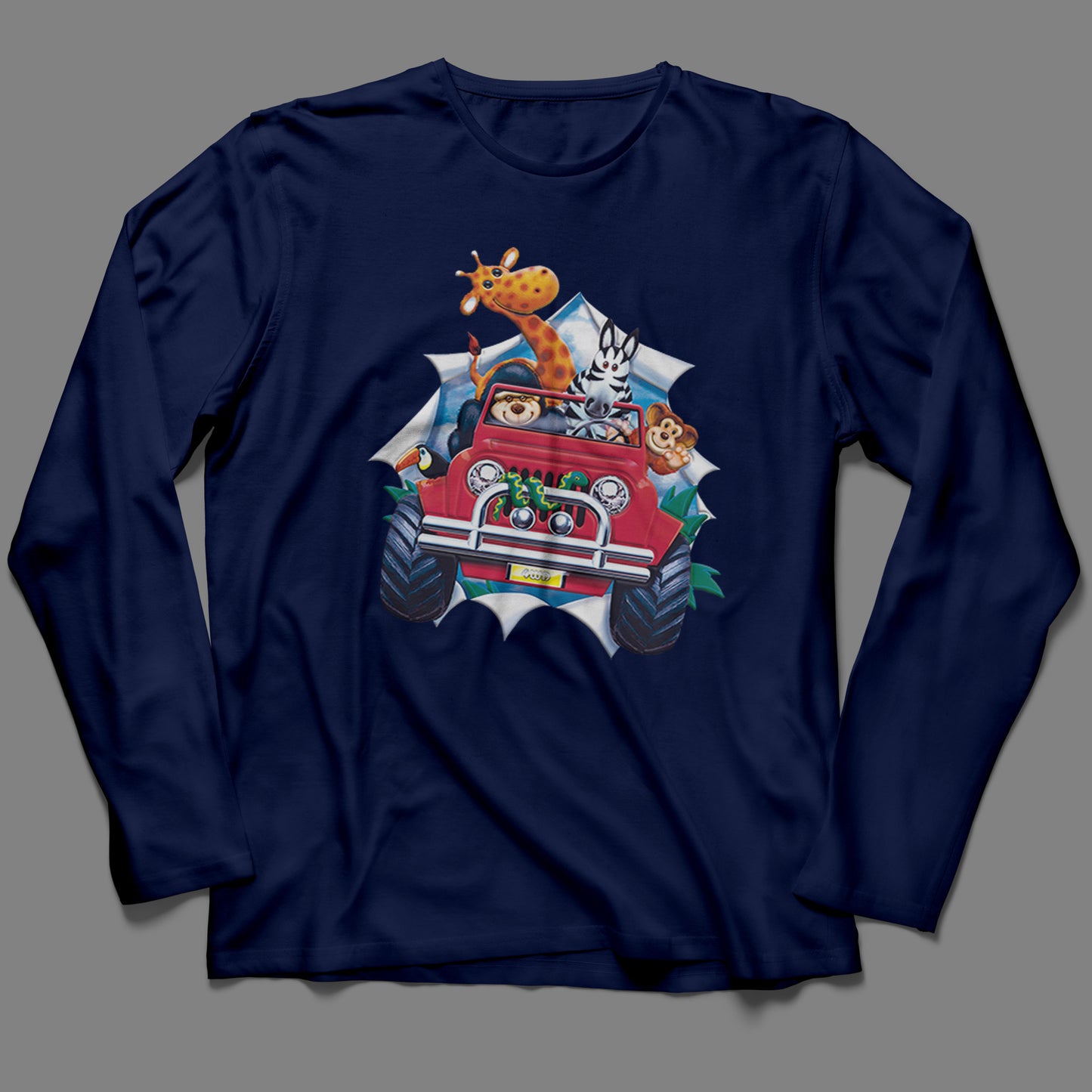 Long-Sleeve 4 Wheel Drive Breakout T-Shirt
