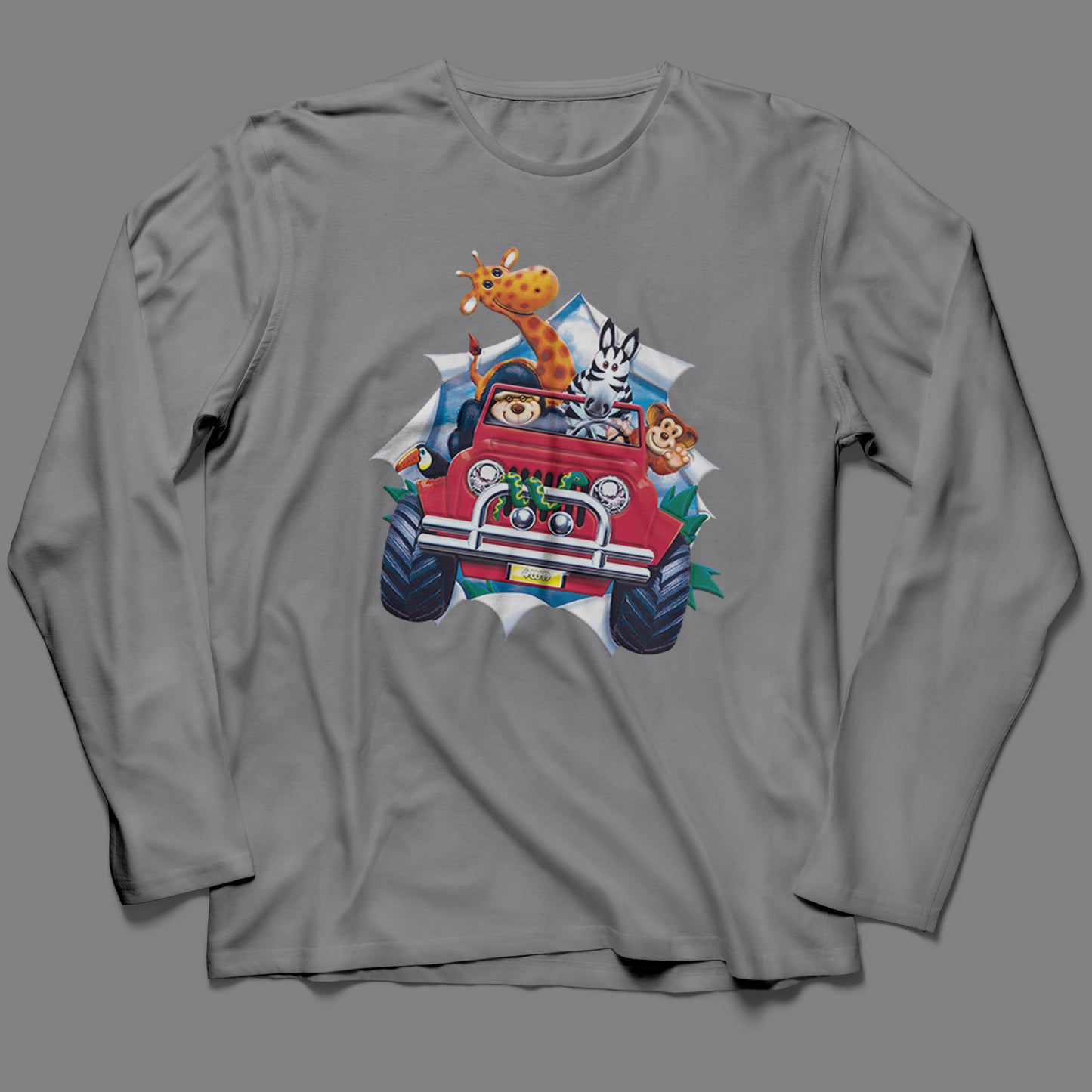 Long-Sleeve 4 Wheel Drive Breakout T-Shirt