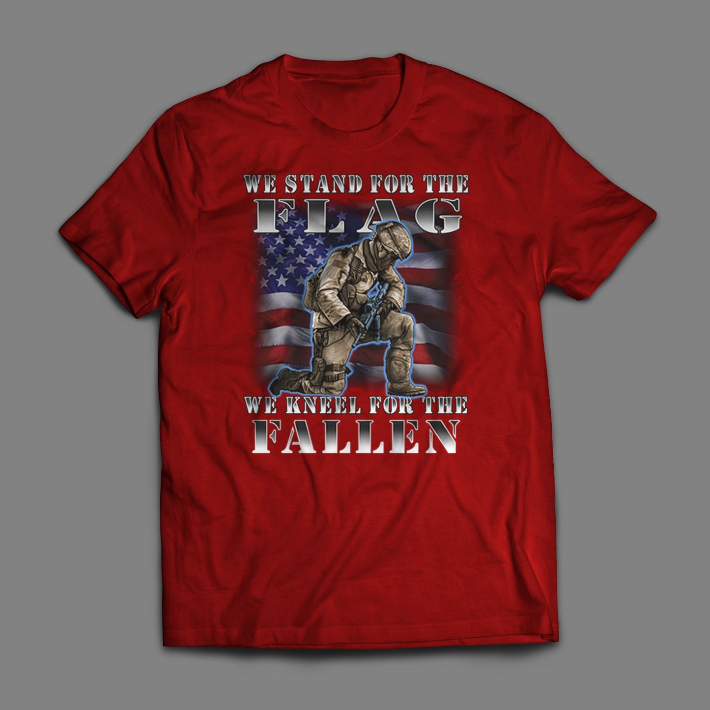 Stand for the Flag, Kneel for the Fallen T-Shirt