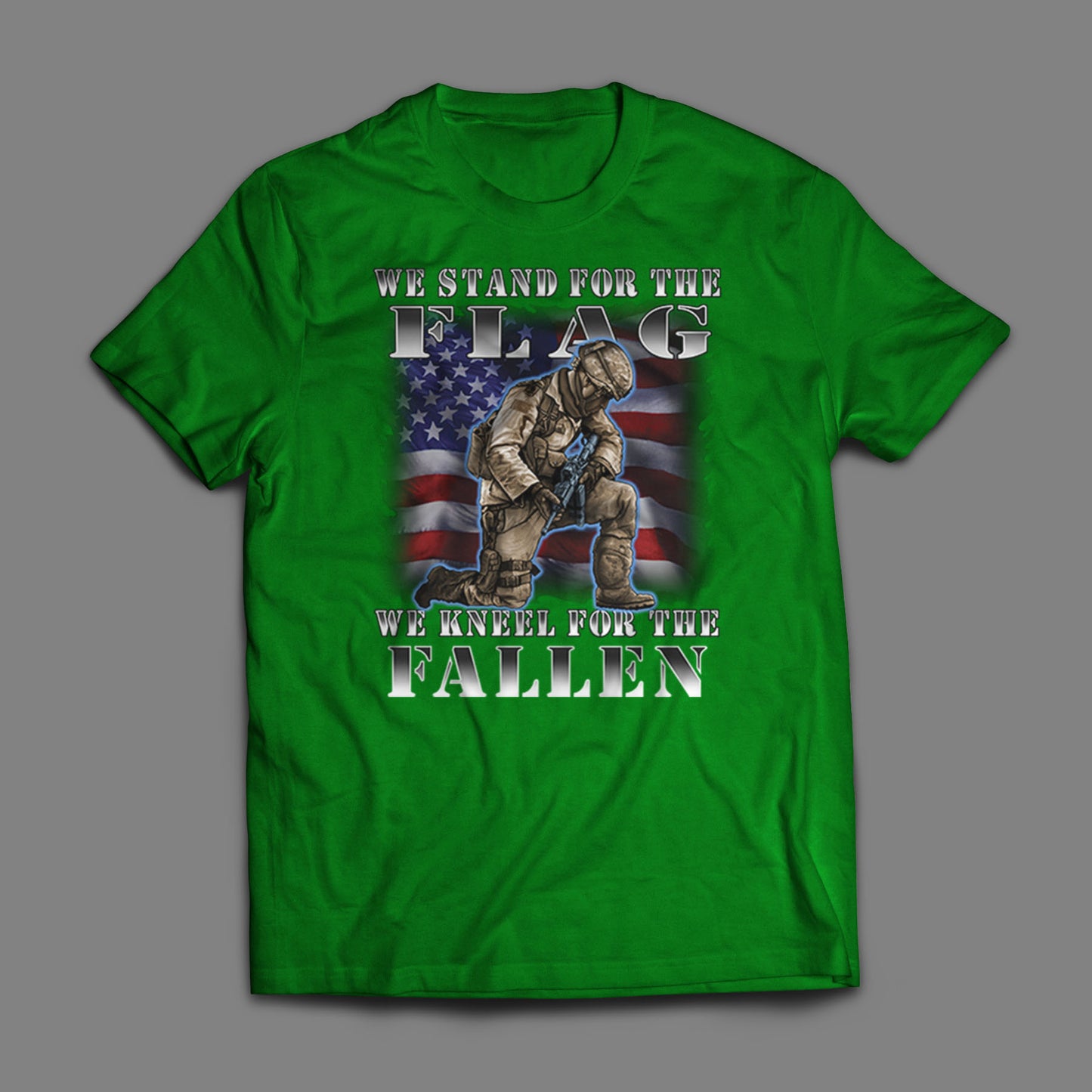 Stand for the Flag, Kneel for the Fallen T-Shirt
