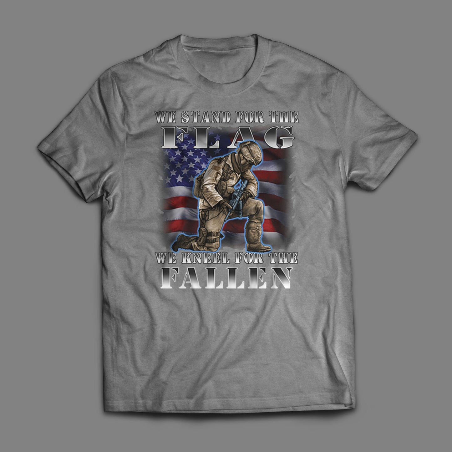 Stand for the Flag, Kneel for the Fallen T-Shirt