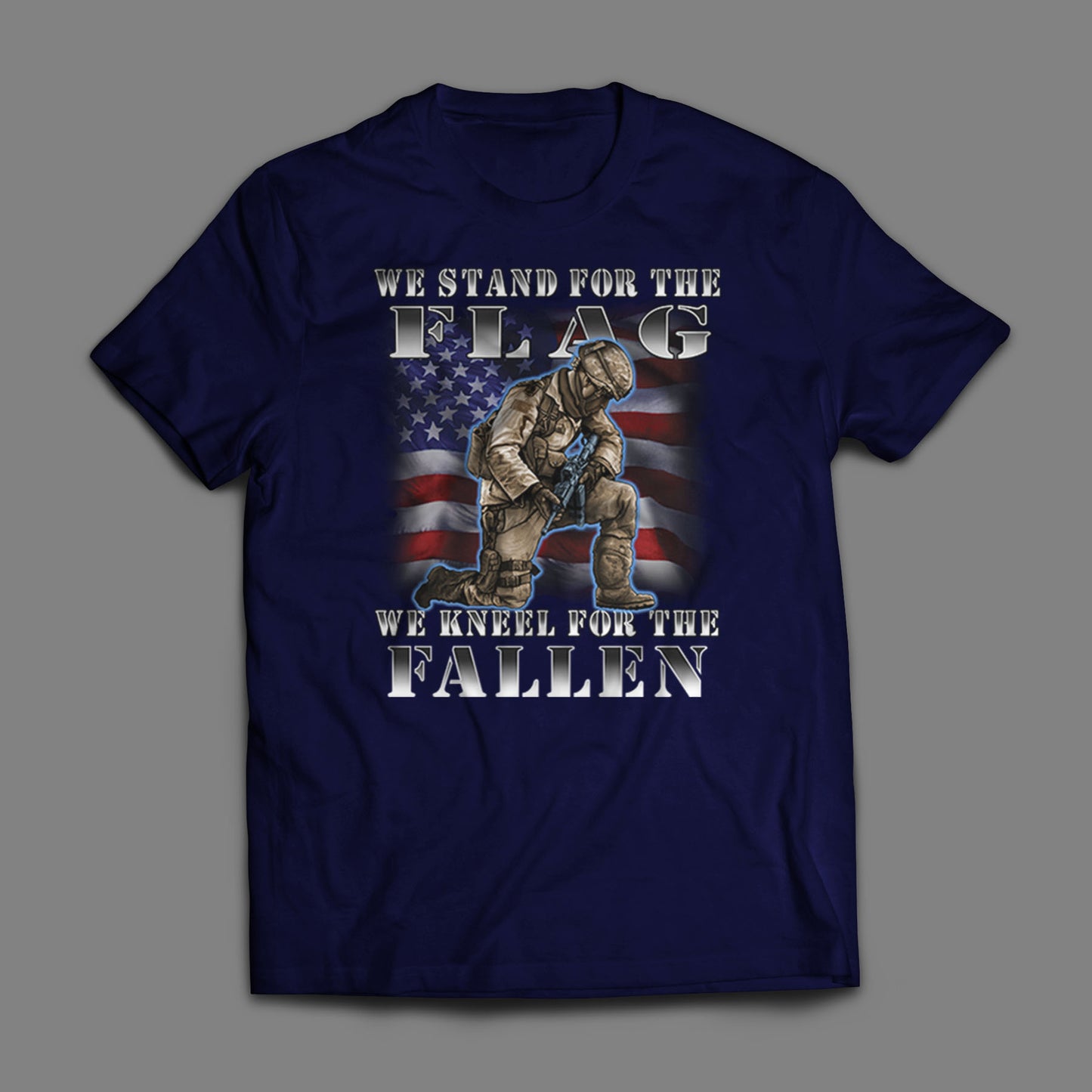 Stand for the Flag, Kneel for the Fallen T-Shirt