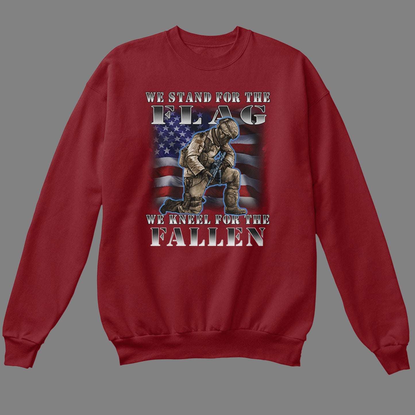 Stand for the Flag, Kneel for the Fallen Sweatshirt