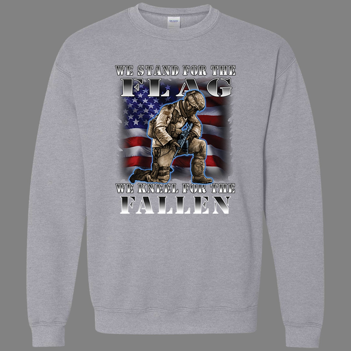 Stand for the Flag, Kneel for the Fallen Sweatshirt
