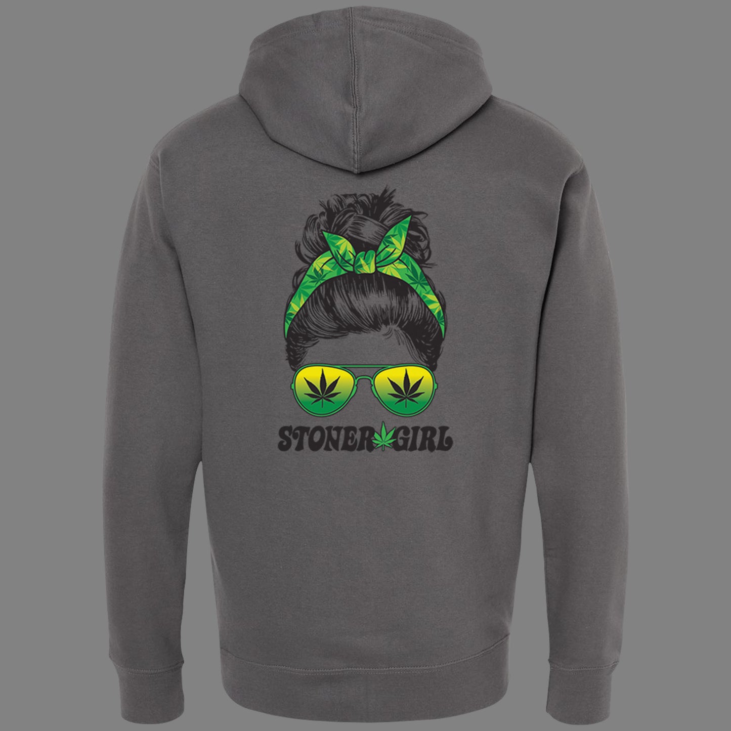 Zip-Up Stoner Girl Hoodie