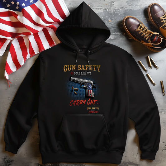 Gun Safety, Rule #1 Hoodie