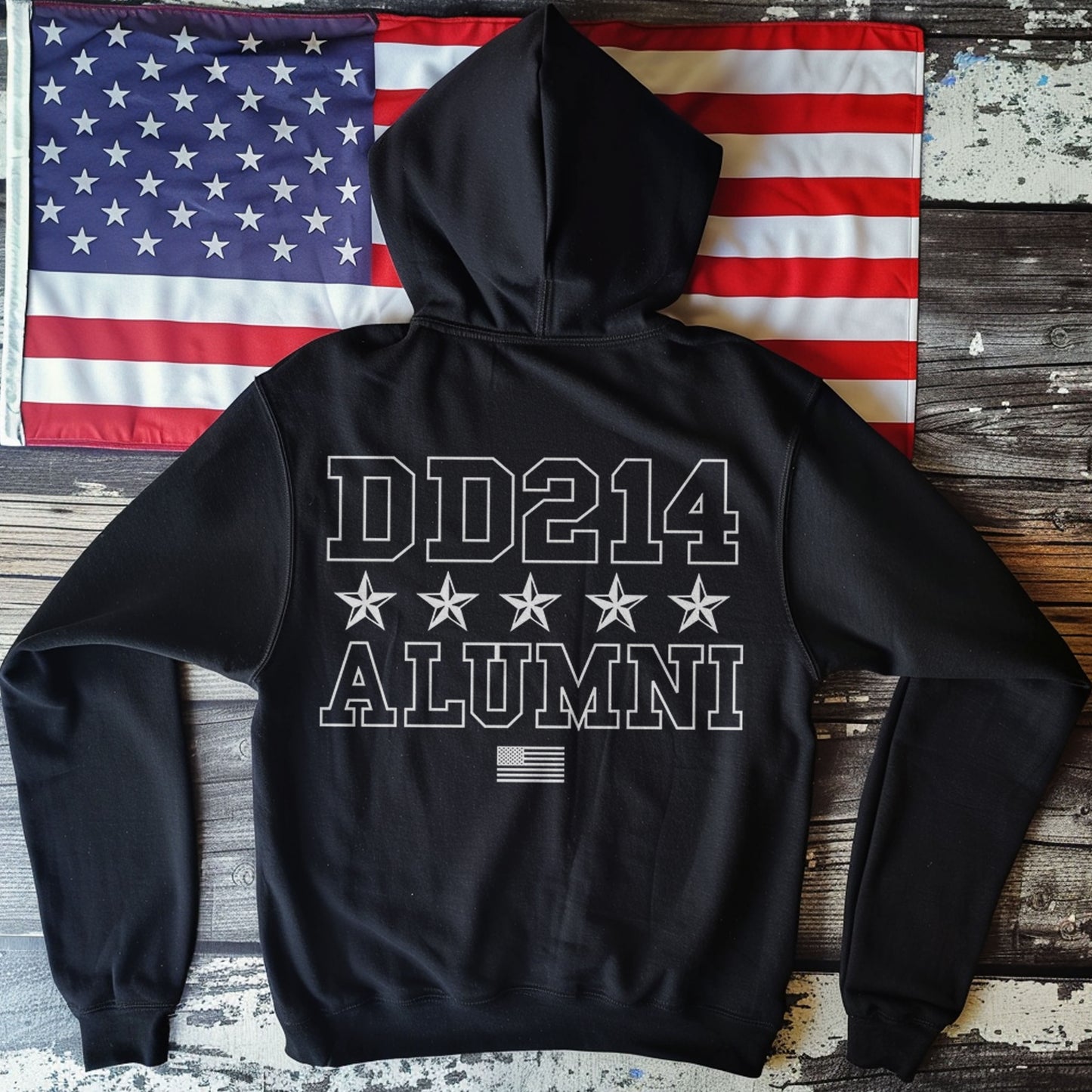 Zip-Up DD214 Alumni Hoodie