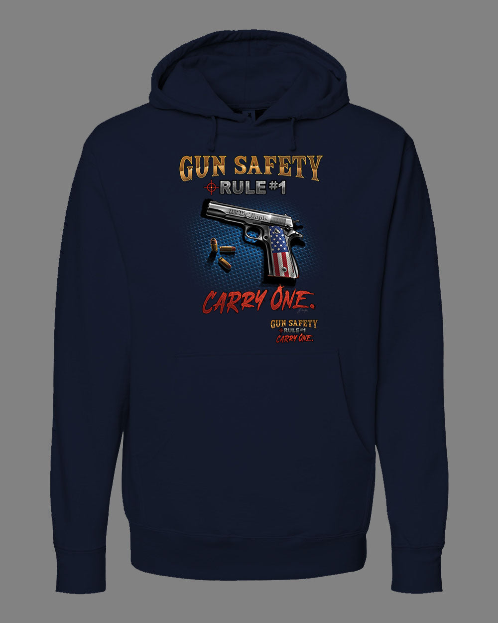 Gun Safety, Rule #1 Hoodie