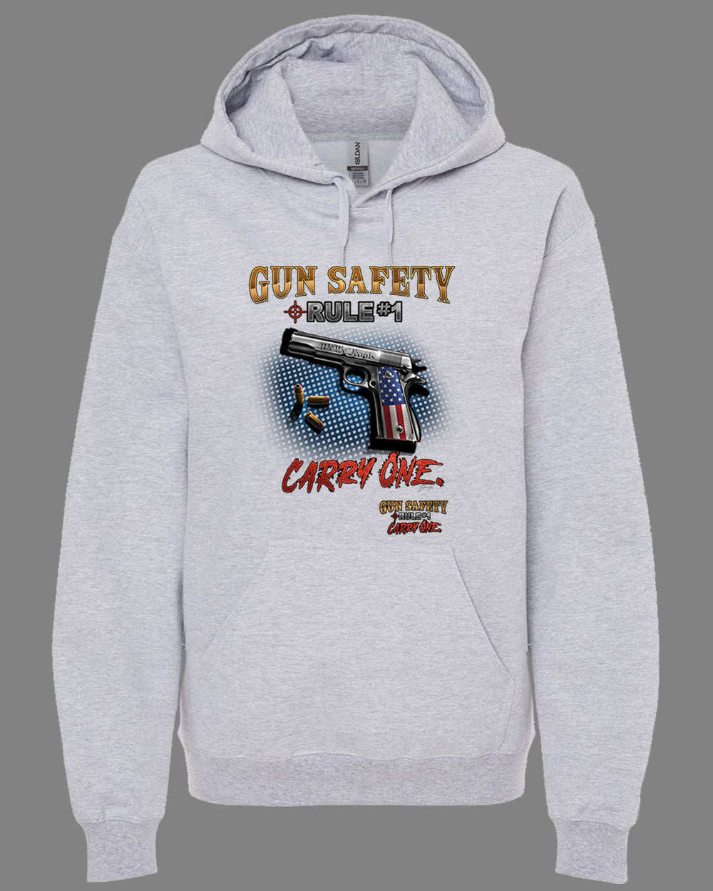 Gun Safety, Rule #1 Hoodie