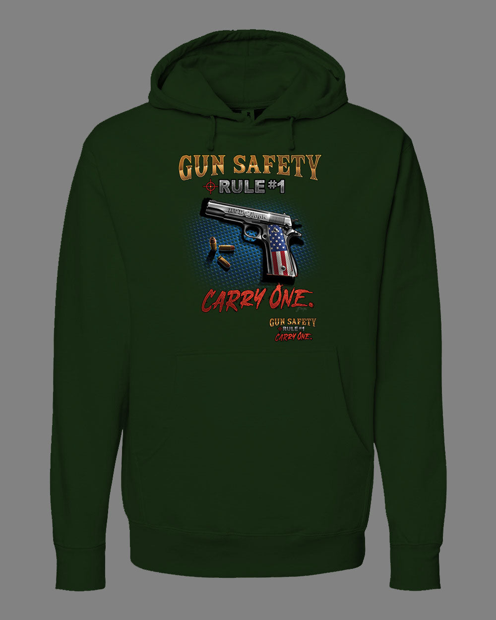 Gun Safety, Rule #1 Hoodie