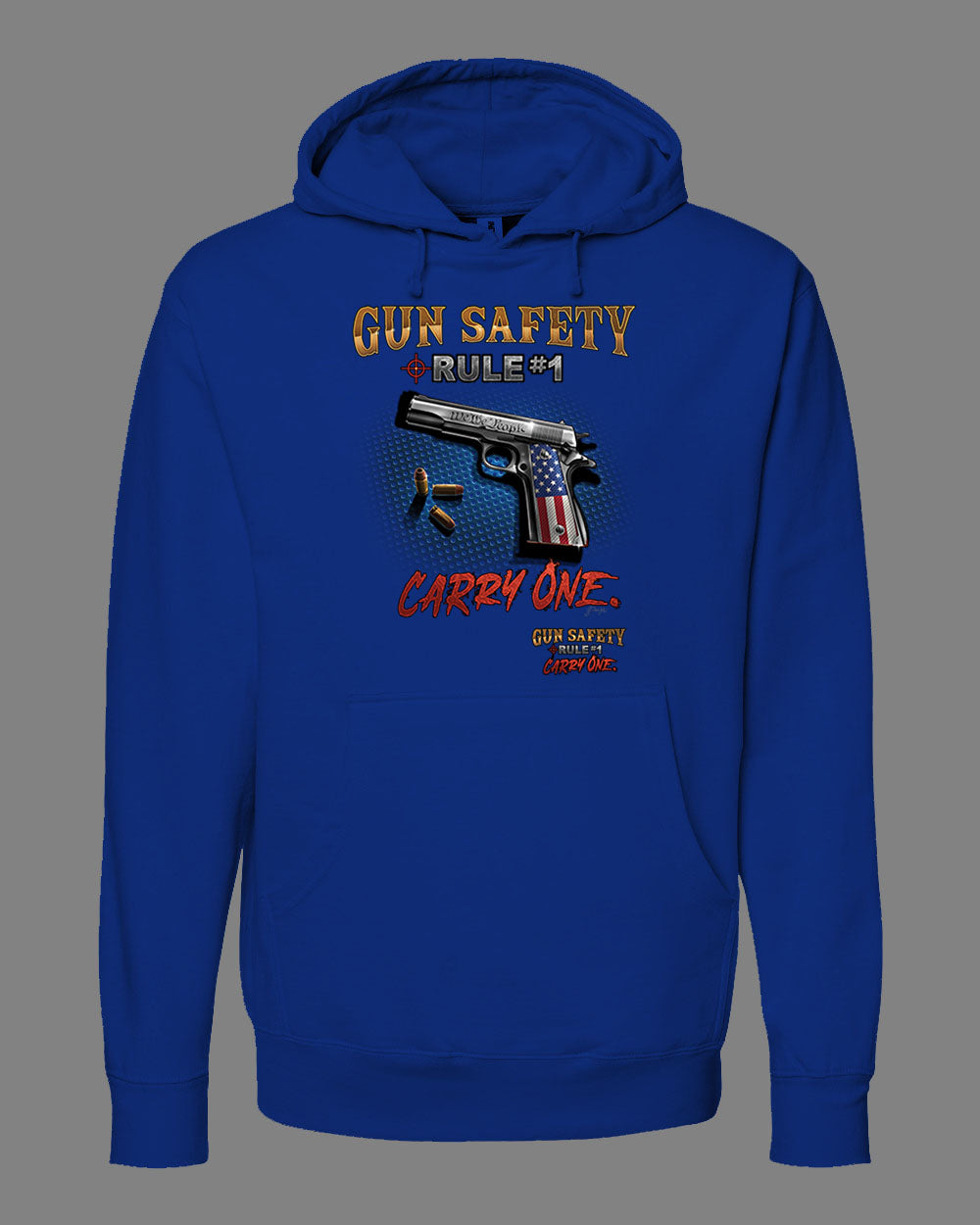 Gun Safety, Rule #1 Hoodie