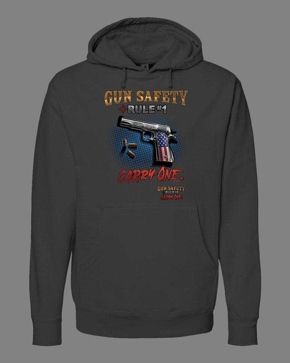 Gun Safety, Rule #1 Hoodie