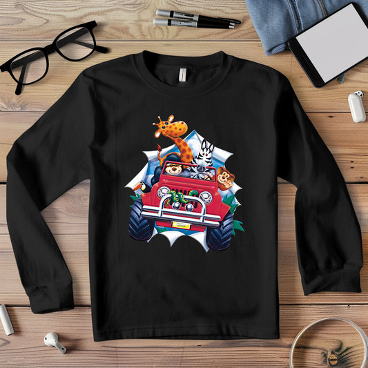 Long-Sleeve 4 Wheel Drive Breakout T-Shirt