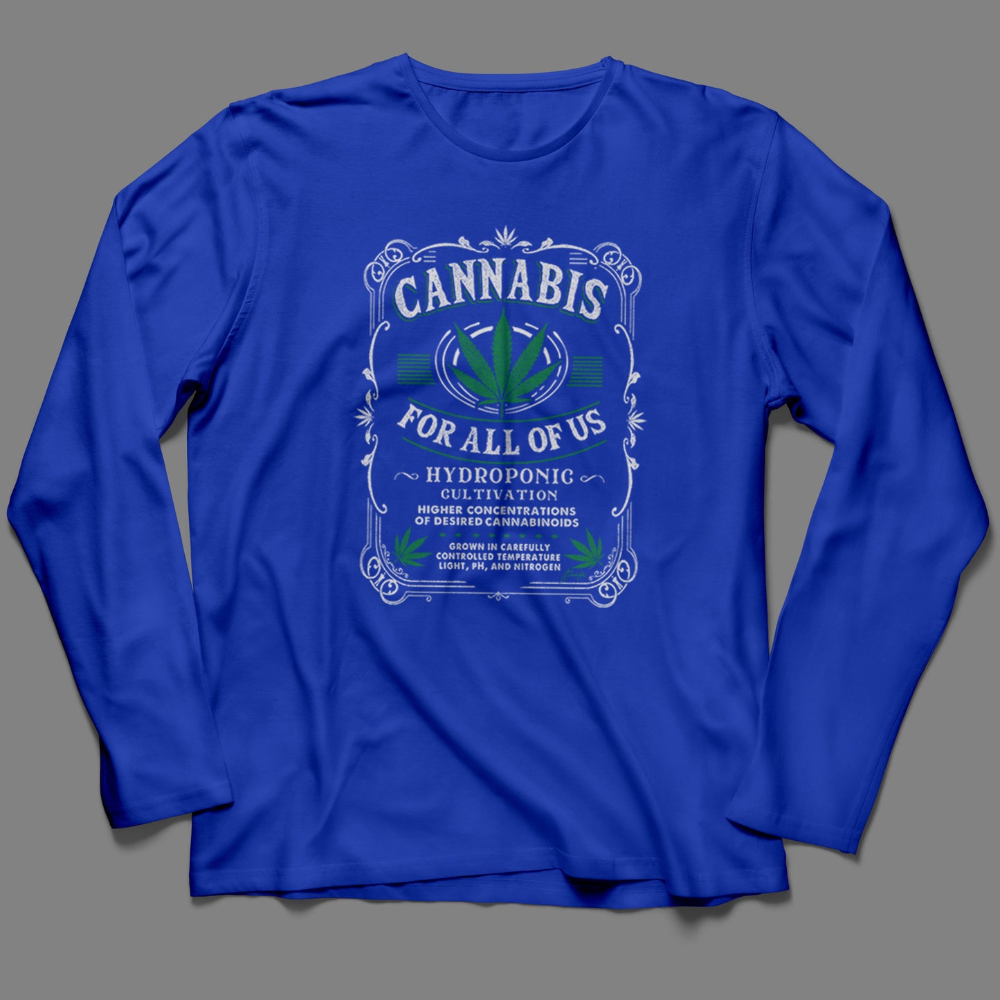 Long-Sleeve Cannabis for All T-Shirt