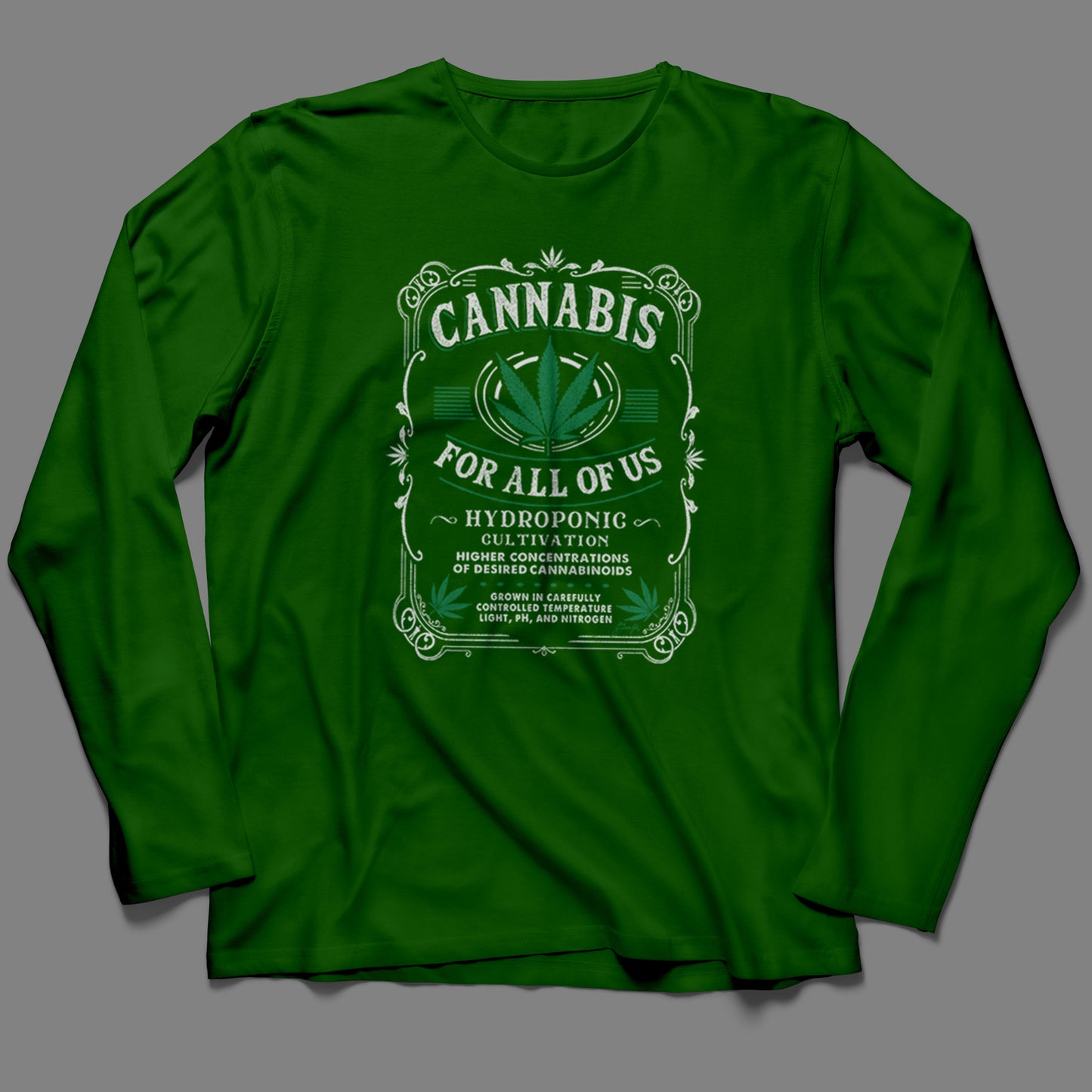 Long-Sleeve Cannabis for All T-Shirt