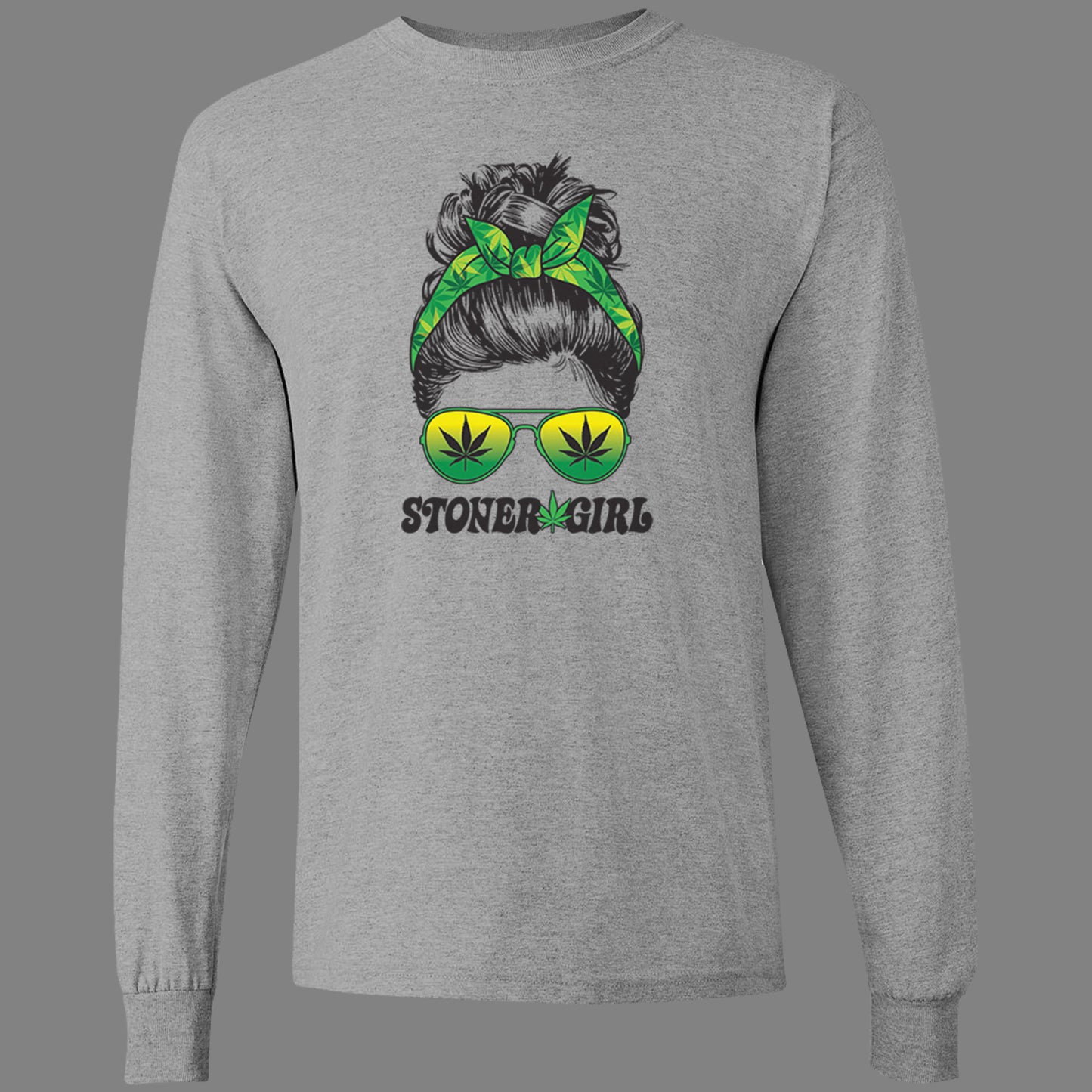 Long-Sleeve Stoner Girl T-Shirt