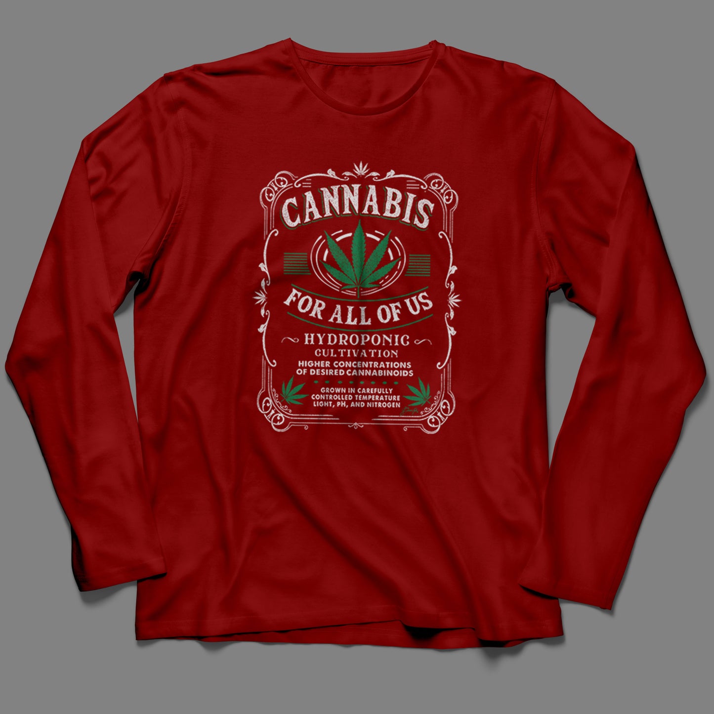 Long-Sleeve Cannabis for All T-Shirt