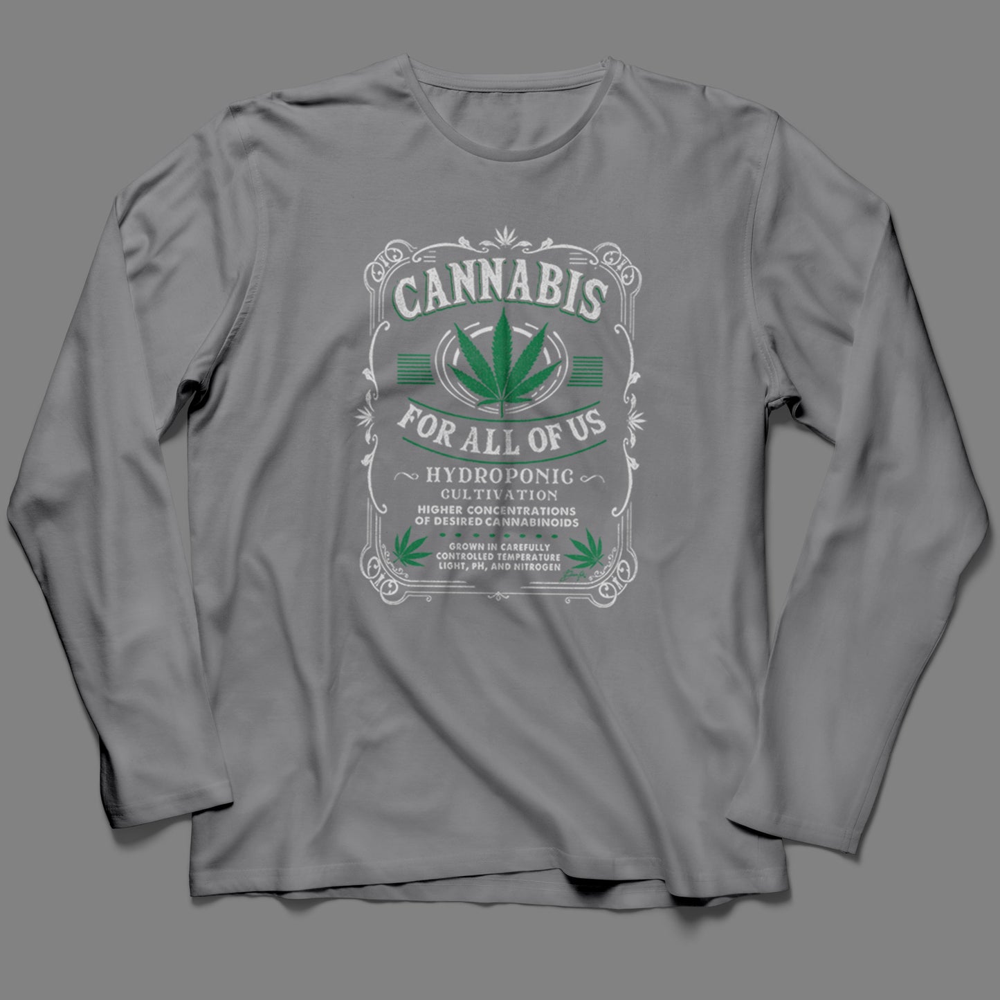 Long-Sleeve Cannabis for All T-Shirt