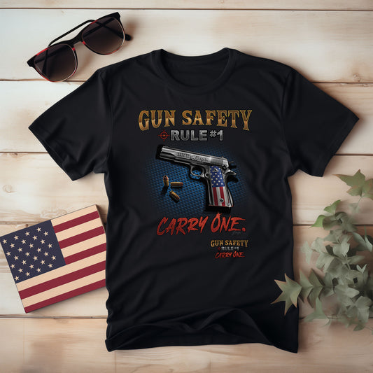 Gun Safety Rule #1 T-Shirt