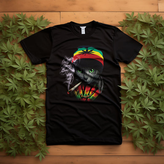 Rasta Cat T-Shirt