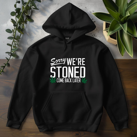 Sorry, We're Stoned Hoodie