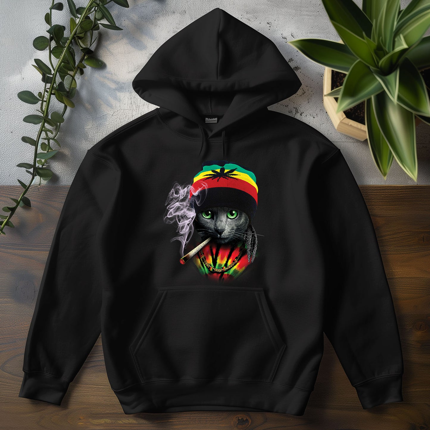 Rasta Cat Hoodie