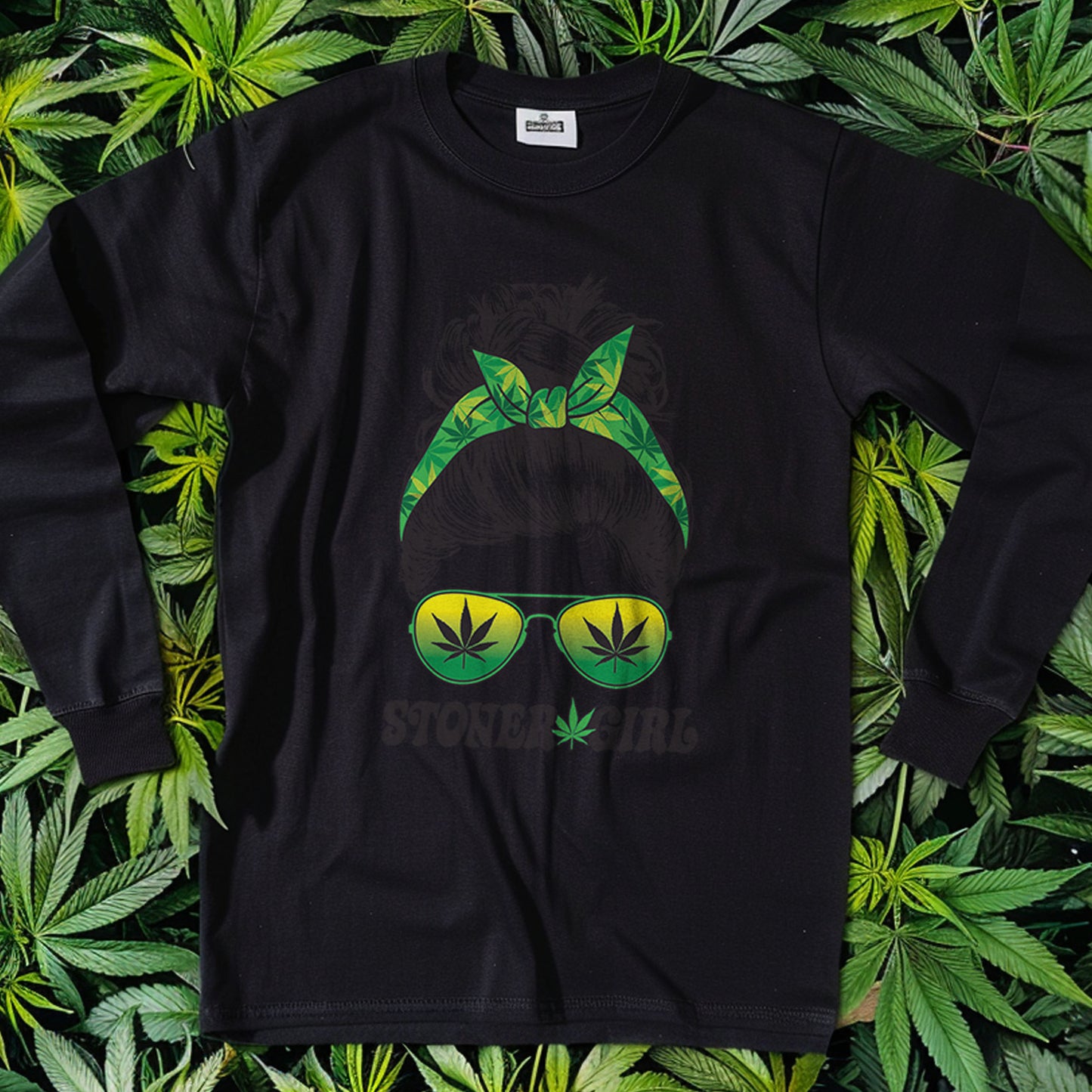 Long-Sleeve Stoner Girl T-Shirt