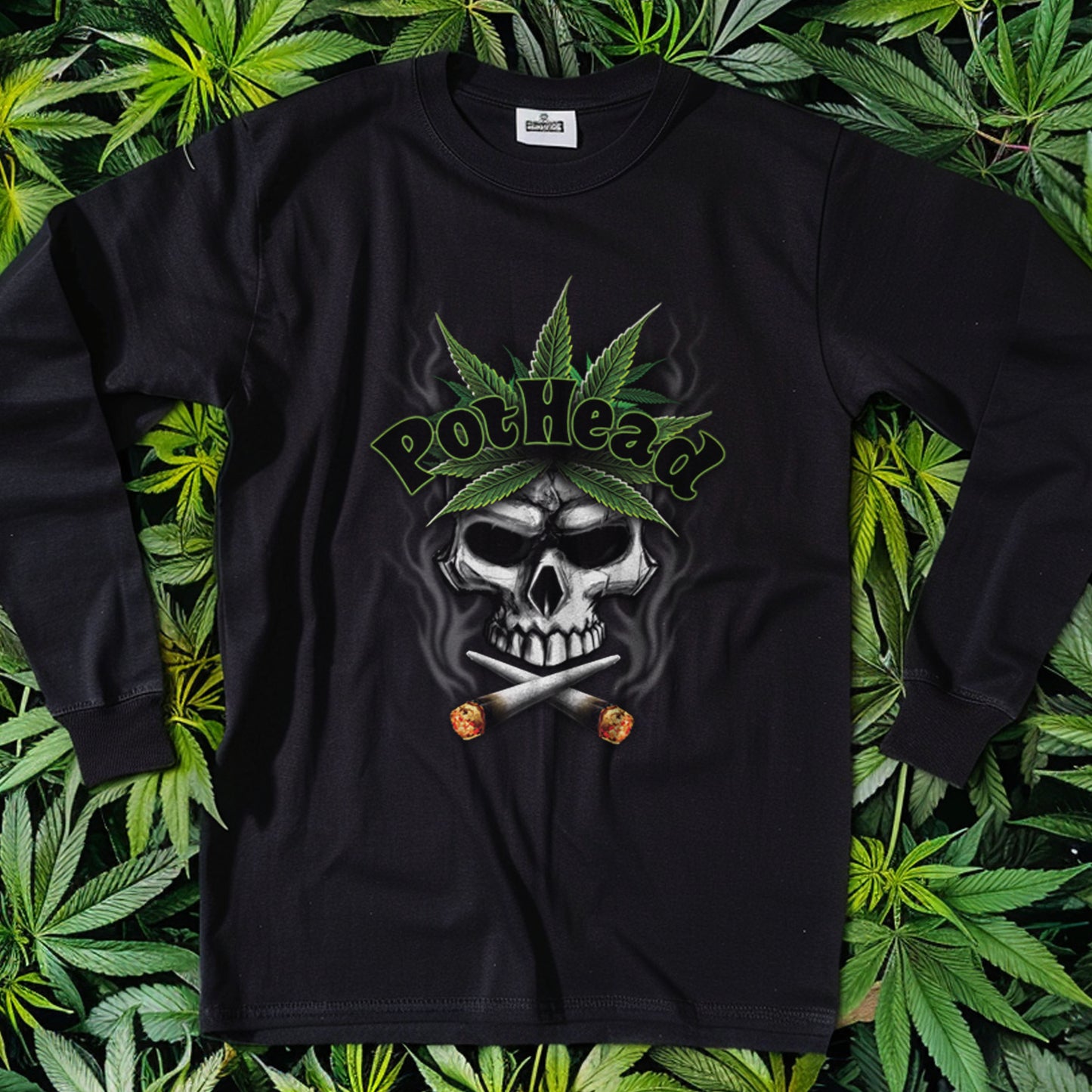 Long-Sleeve Pot Head T-Shirt