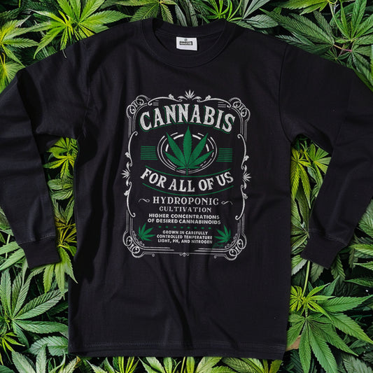 Long-Sleeve Cannabis for All T-Shirt