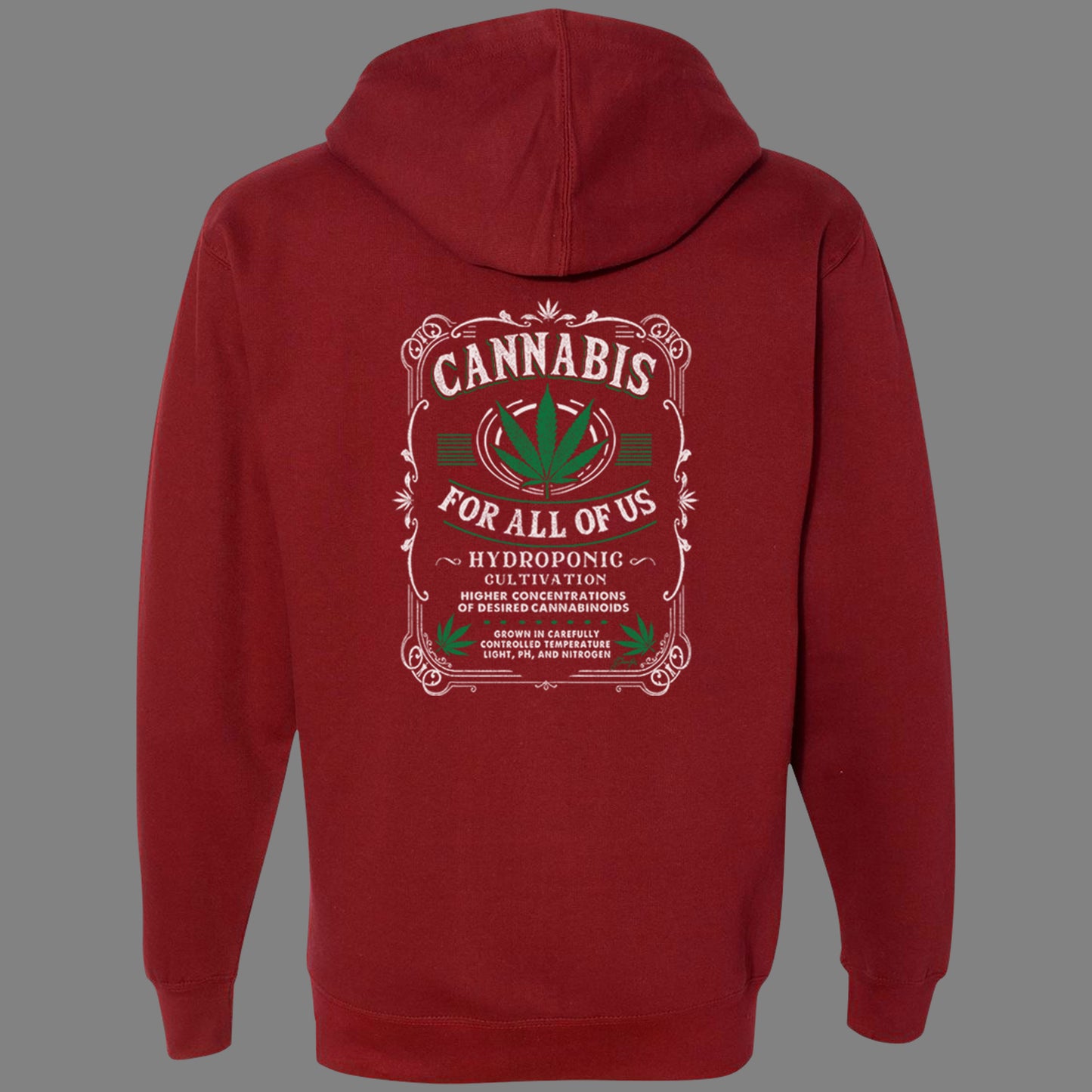 Zip-Up Cannabis for All Hoodie