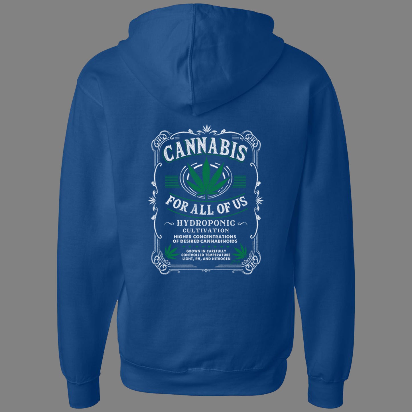 Zip-Up Cannabis for All Hoodie