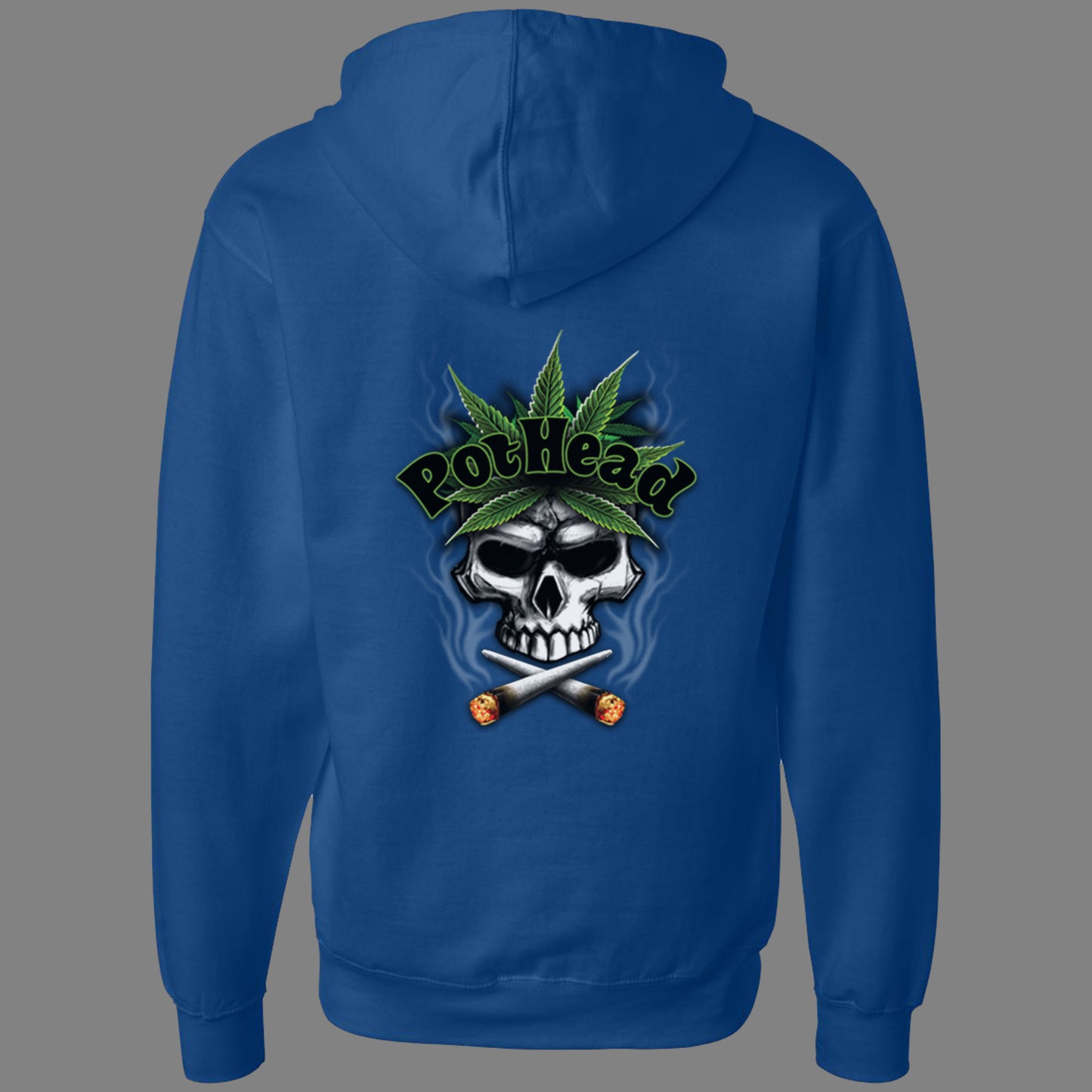 Zip-Up Pot Head Hoodie