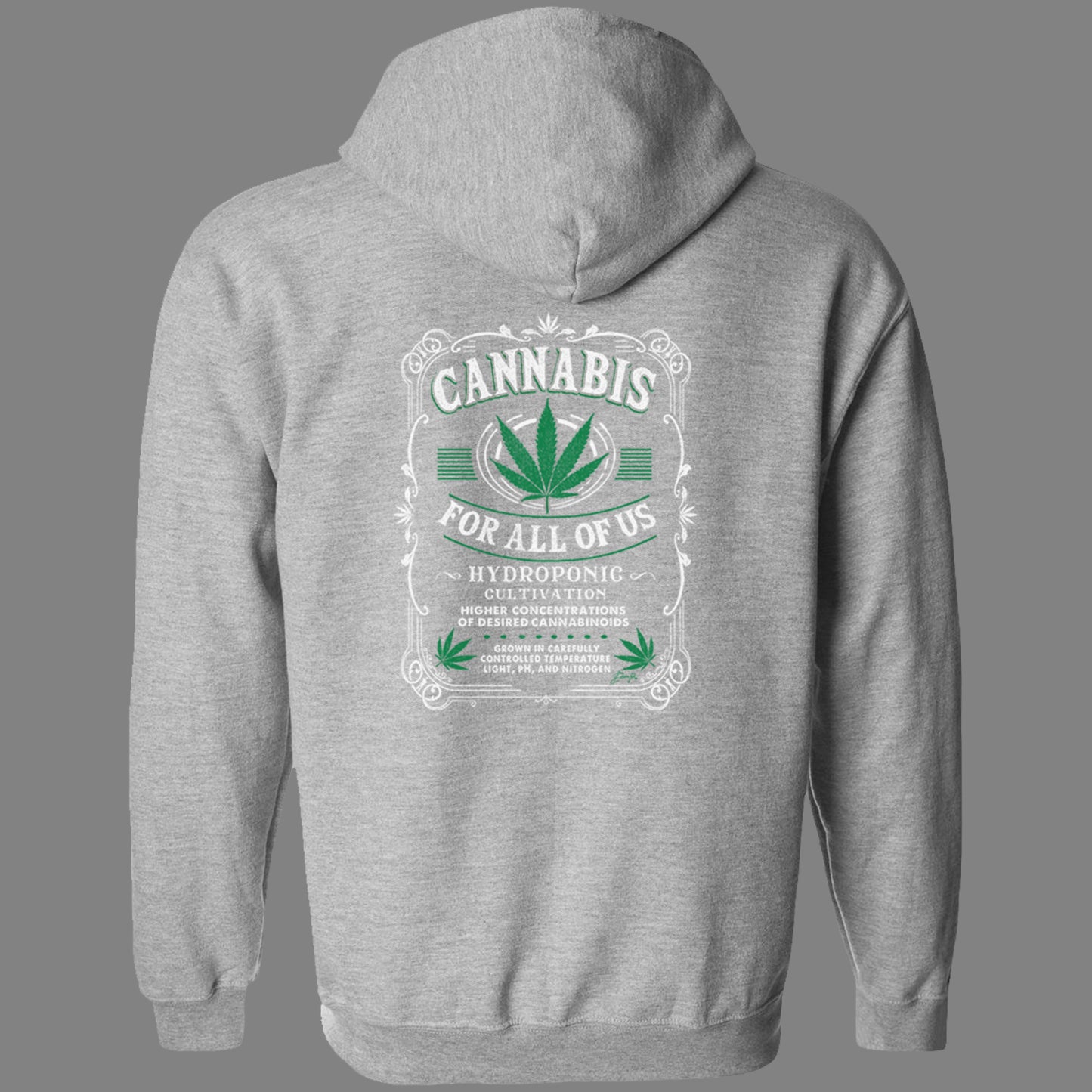 Zip-Up Cannabis for All Hoodie