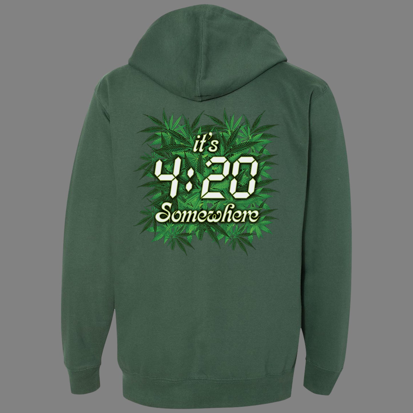 Zip-Up It's 4:20 Somewhere Hoodie